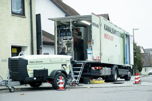 Kanalsanierung mittels Schlauchrelining Kanalsanierung mittels Schlauchrelining